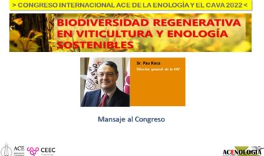 Mensaje al congreso. Avances de la vitivinicultura