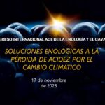 El Congreso Internacional ACE de la Enología y el Cava 2023 se centrará en las soluciones enológicas a la pérdida de acidez por el cambio climático