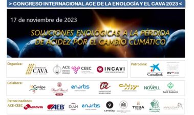 Congreso Internacional ACE de la Enología y el Cava 2023. Soluciones enológicas a la pérdida de acidez por el cambio climático